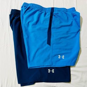 Bundle/lot of 2 Under Armour Training Shorts XL